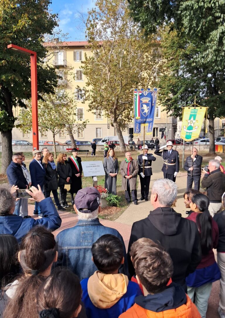 Il giardino di via Revello intitolato a Gianni Dolino
